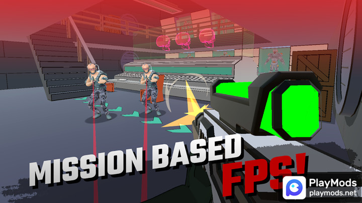 FPS Shooter game: Miss Bullet(Unlimited currencies) screenshot image 3_playmods.net