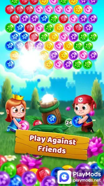 Bubble Shooter - Flower Games(Remove ads) screenshot image 3_playmods.net