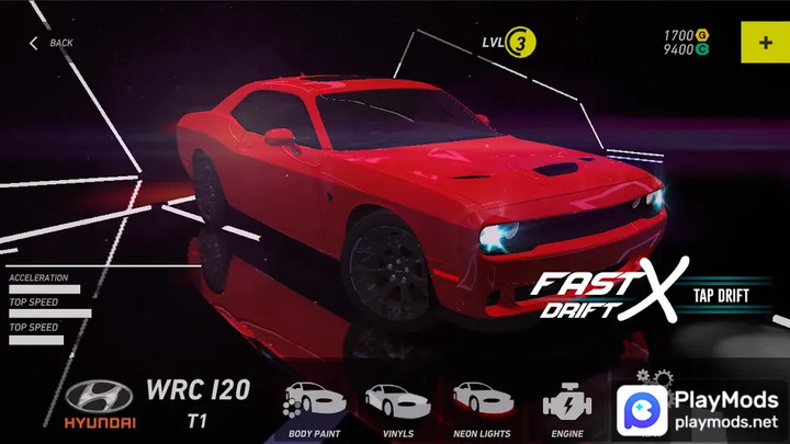 Fast X Racing - Tap Drift(Unlimited Coins) screenshot image 2_playmods.net
