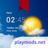 Transparent clock weather Pro(Premium Unlocked)7.07.3_playmods.net