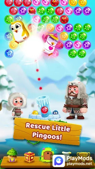 Bubble Shooter - Flower Games(Remove ads) screenshot image 4_playmods.net