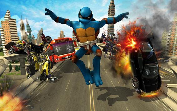 Monster Turtle hero Vs Captain: Robot Battle APK(Unlocked) screenshot image 7_playmods.net