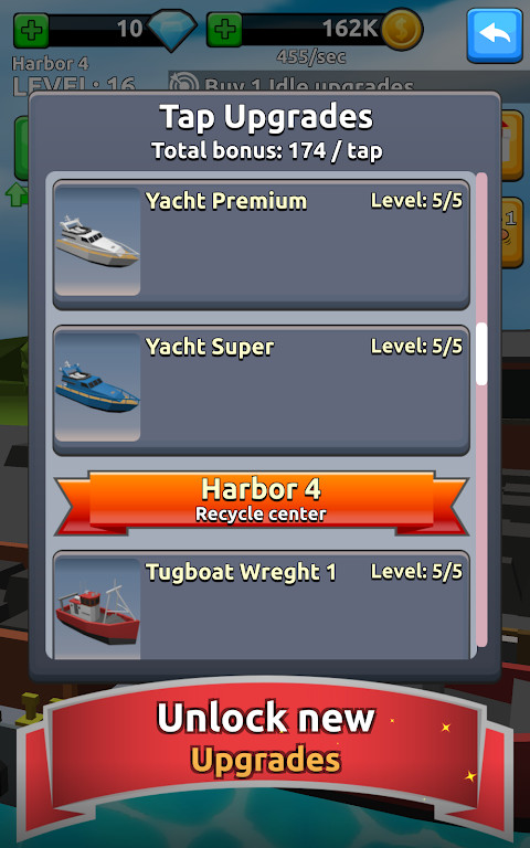 Harbor Tycoon Clicker_playmods.net