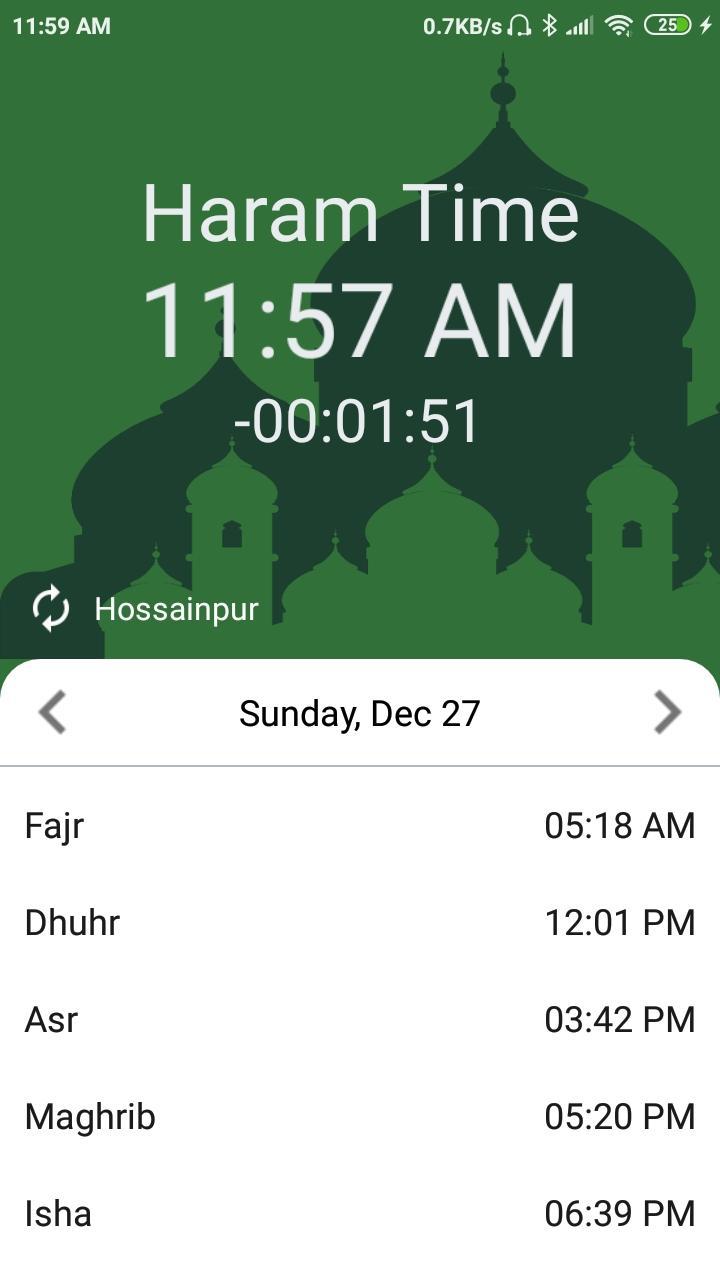 Salat Time - নামাযের সময়_playmods.net