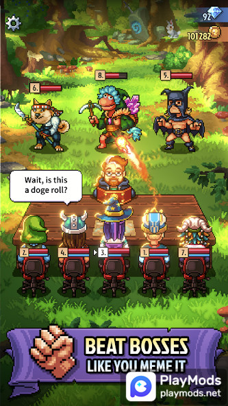 Knights of Pen and Paper 3(Unlimited Money) screenshot image 5_playmods.net