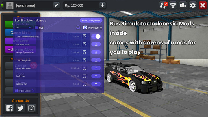 Bus Simulator Indonesia(Mods Inside/Recommend) screenshot image 1_playmods.net
