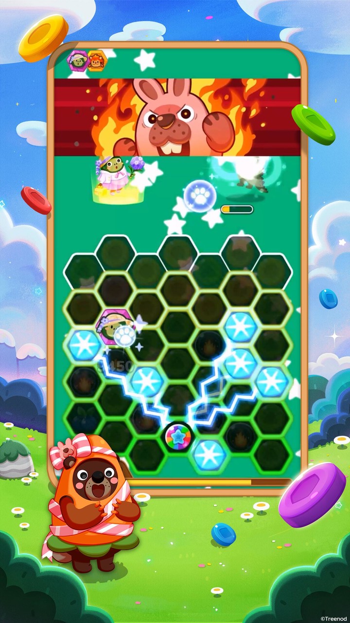 LINE Pokopang - puzzle game!_playmods.net