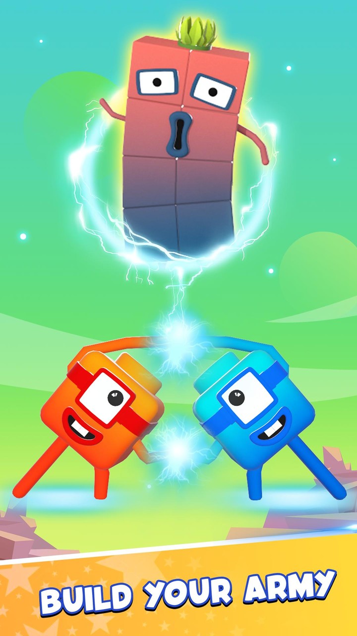 Merge Number Cube: Fam Run_playmods.net