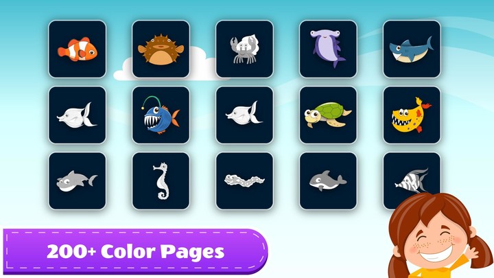 Color Book & Puzzles for Kids_playmods.net