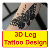 3d Leg Tattoo Design(Official)1.0_playmods.net