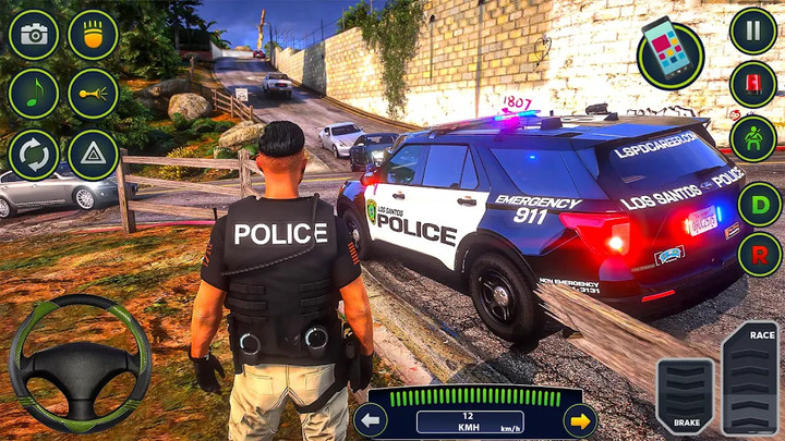 Police Cop Game Car Chase 3D(No Ads Free Rewards) screenshot image 1_playmods.net