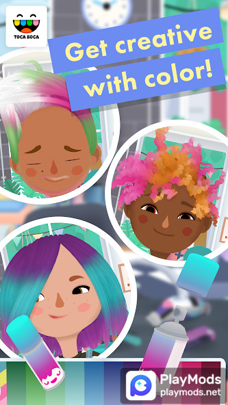 Toca Hair Salon 3(Unlocked all) screenshot image 4_playmods.net