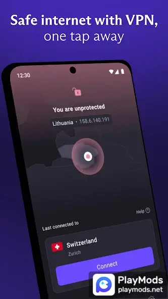 VPN Proton: Fast & Secure VPN(Premium Unlocked) screenshot image 2_playmods.net