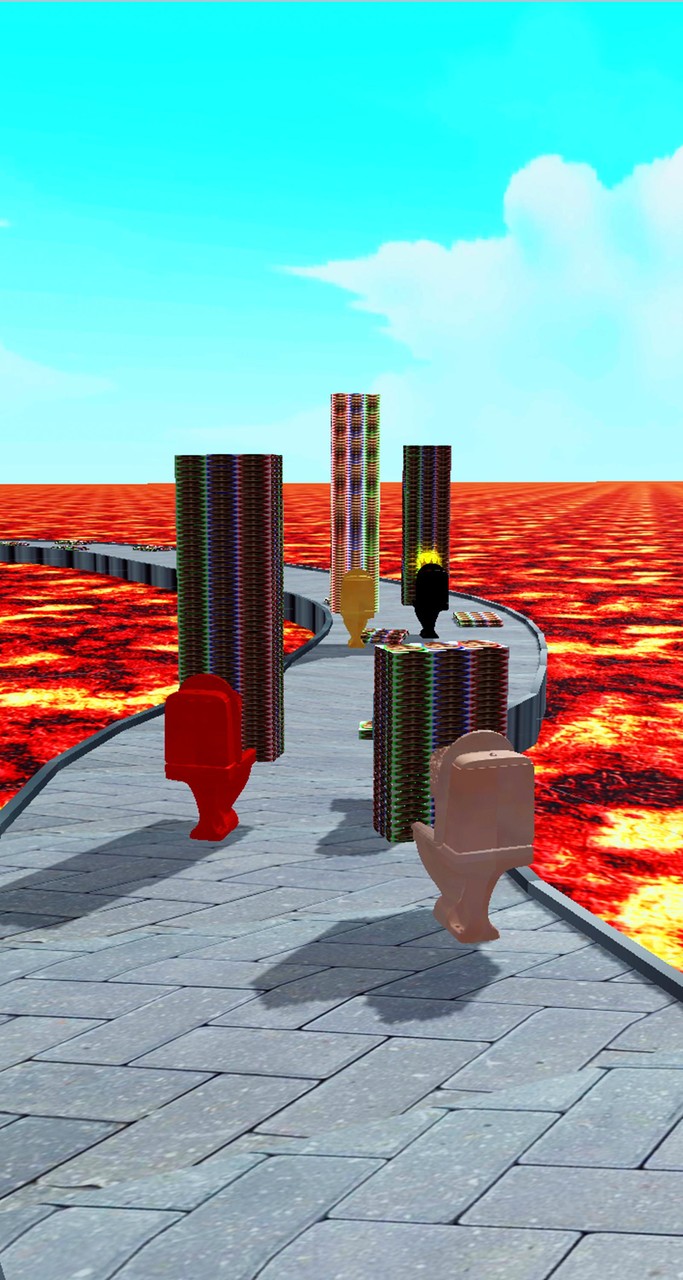 Skibidi Toilet Run: War Attack_playmods.net