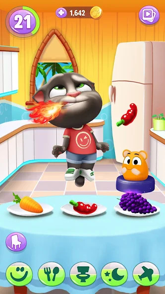 My Talking Tom 2(Unlimited coins) screenshot image 5_playmods.net