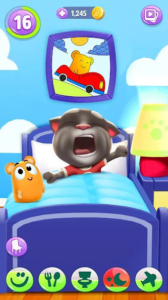 My Talking Tom 2(Unlimited coins) screenshot image 4_playmods.net