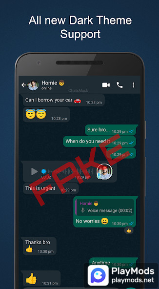 Fake Chat ChatsMock Text Prank(Premium Unlocked) screenshot image 3_playmods.net
