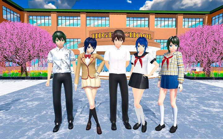 Sakura School Girl Simulator_playmods.net