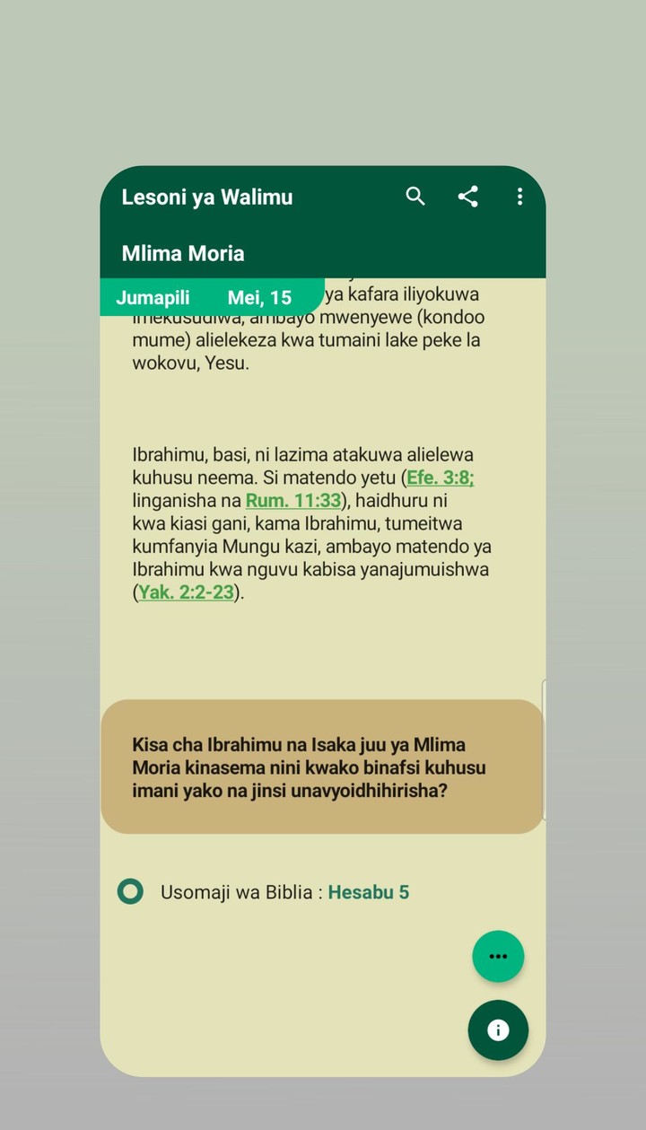 Kua Kiroho SDA —Lesoni, Biblia_playmods.net