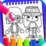 Toca Boca Coloring Game(Official)1.0_playmods.net