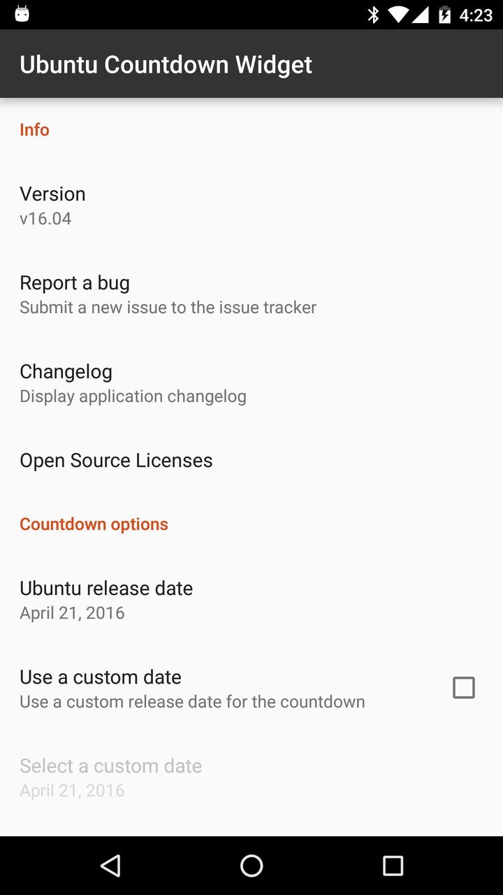 Ubuntu Countdown Widget_playmods.net