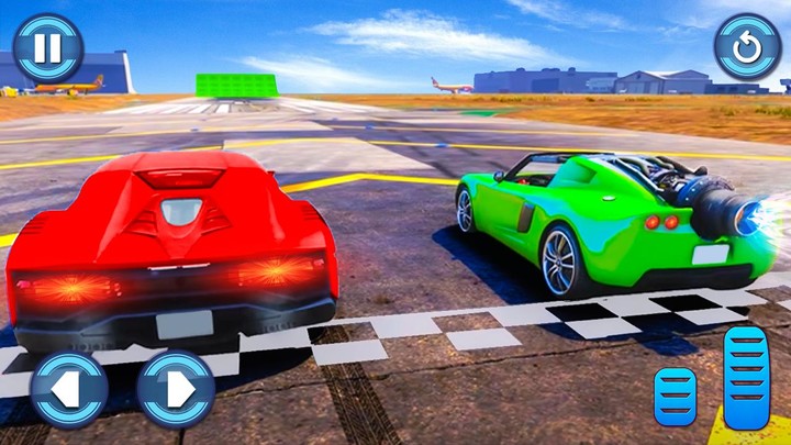 GT Car Race 3D : Mega Ramps_playmods.net