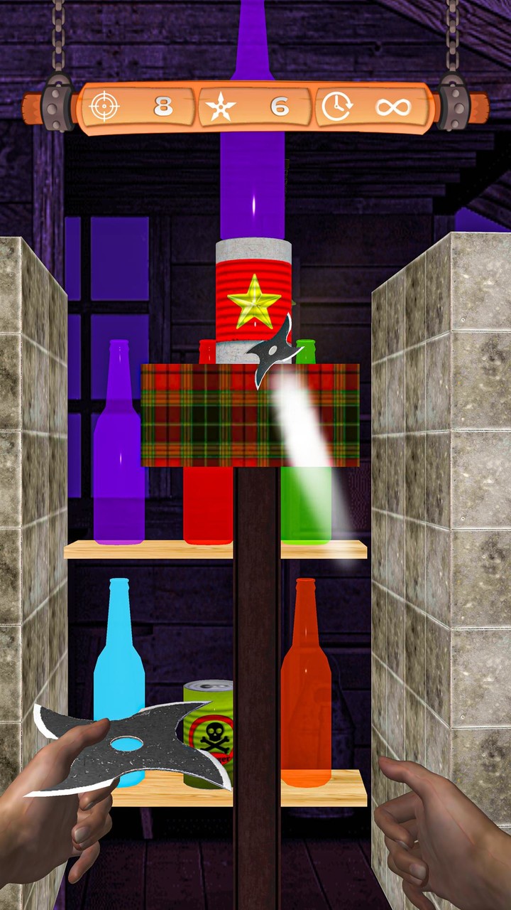 Ninja Shuriken Hit & Knockdown_playmods.net