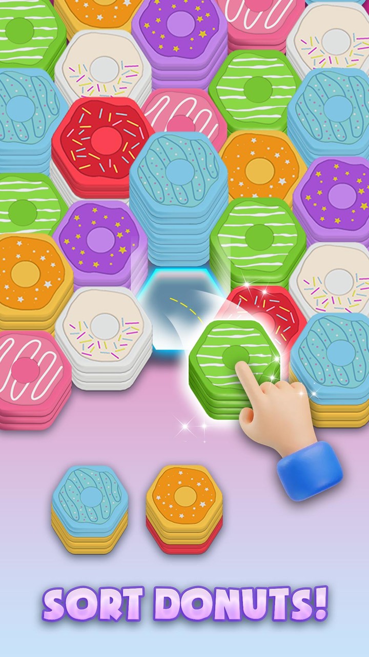 Donut Stack Sort_playmods.net