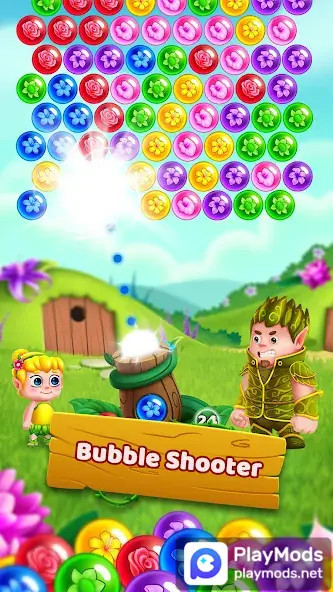 Bubble Shooter - Flower Games(Remove ads) screenshot image 1_playmods.net
