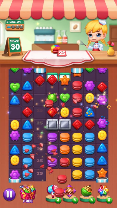 Sweet Candy Pop Match 3 Puzzle_playmods.net