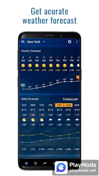 Transparent clock weather Pro(Premium Unlocked) screenshot image 3_playmods.net