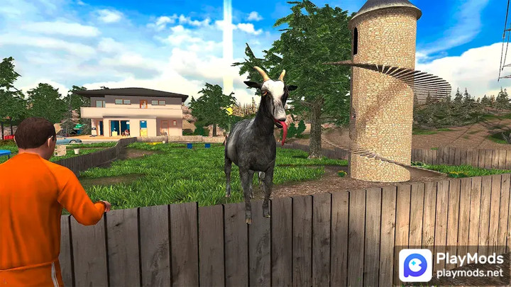 Goat Simulator(All contents for free) screenshot image 1_playmods.net