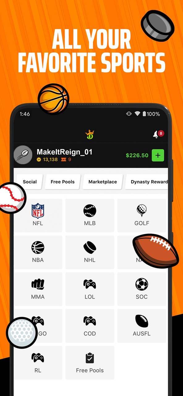 DraftKings Fantasy Sports_playmods.net
