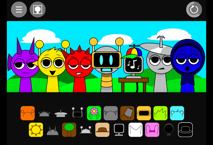 Incredibox Sprunki Mobile(Player-made) screenshot image 1_playmods.net