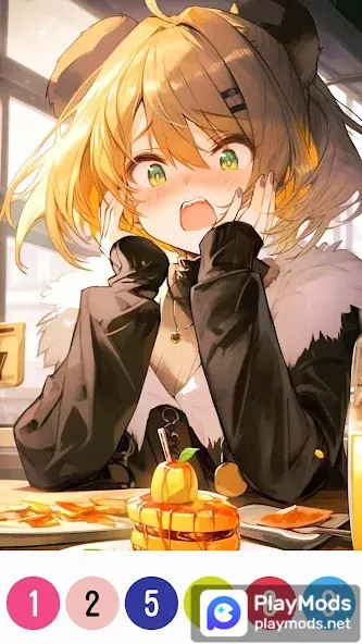 Anime Color by Number(No Ads) screenshot image 5_playmods.net