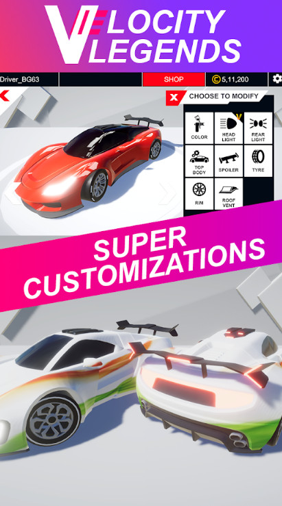 Velocity Legends - Crazy Car Action Racing Game(Mod) screenshot image 1_playmods.net