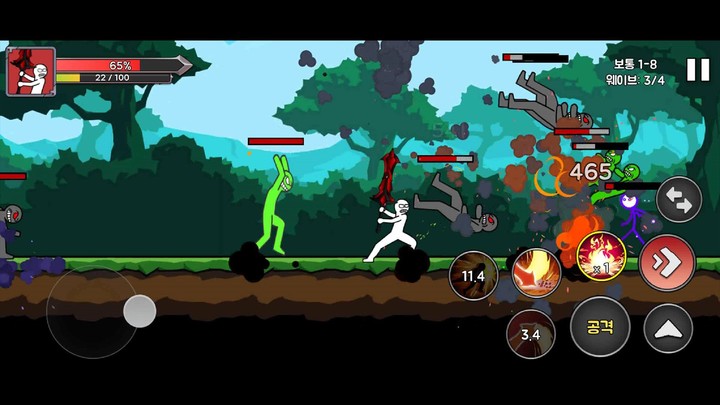 카툰액션 히어로즈 (스틱맨 액션 RPG)_playmods.net