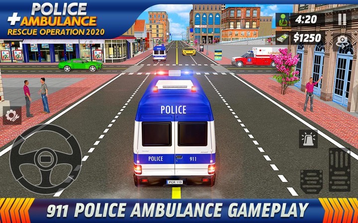 Police Ambulance Rescue Driver_playmods.net
