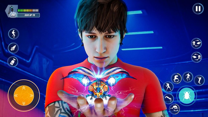 Blue Hero Flying Fighter Games_playmods.net