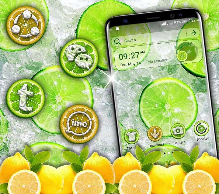 Lemon Launcher Theme_playmods.net