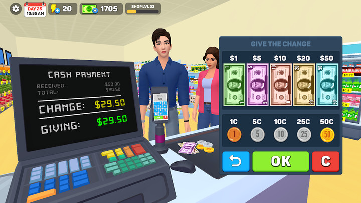 My Supermarket Simulator 3D®(Unlimited money) screenshot image 3_playmods.net