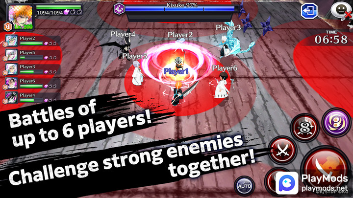Bleach: Brave Souls Anime Game(unlock all skills) screenshot image 2_playmods.net