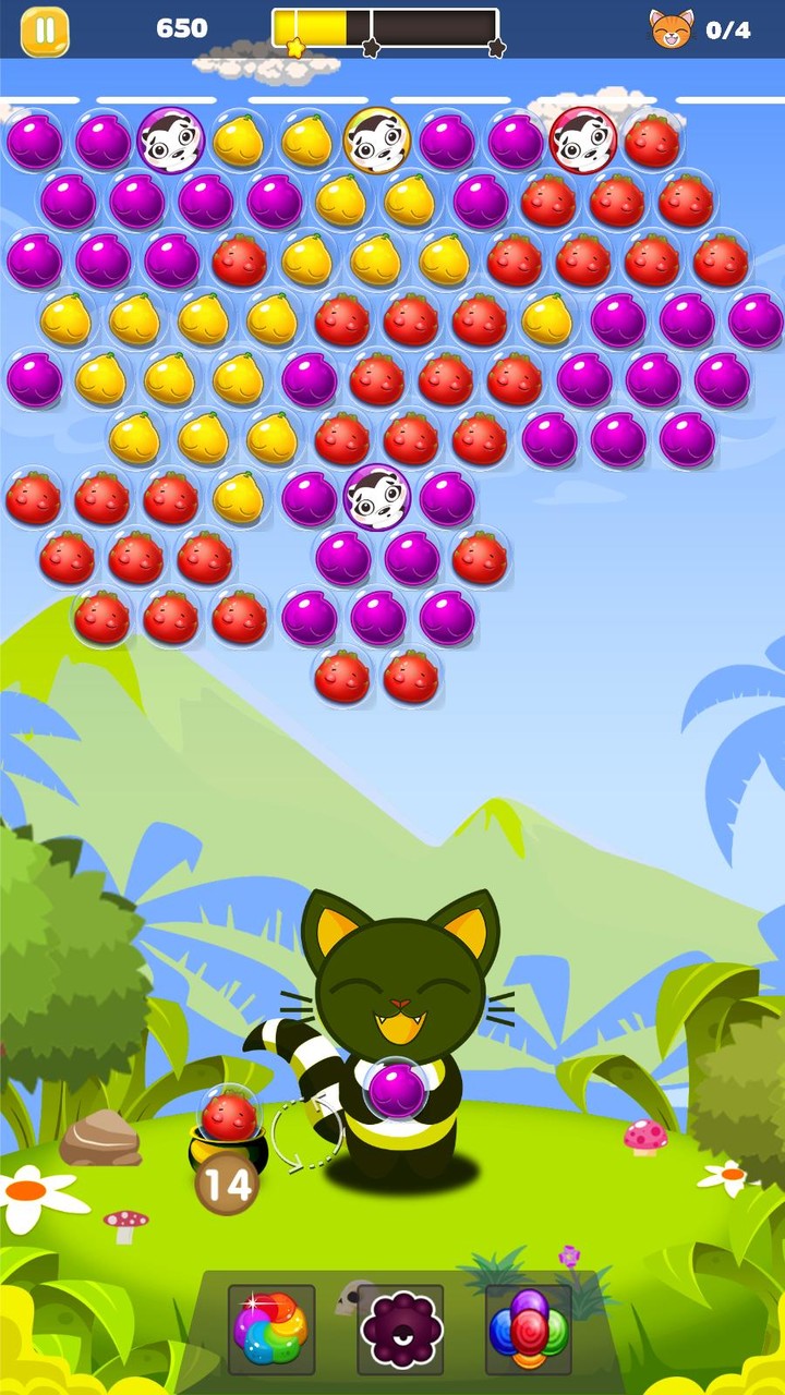 Bubble Shooter - Cat Rescue_playmods.net