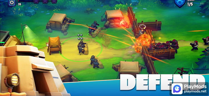 GUNS UP! Mobile War Strategy(Unlimited money) screenshot image 5_playmods.net