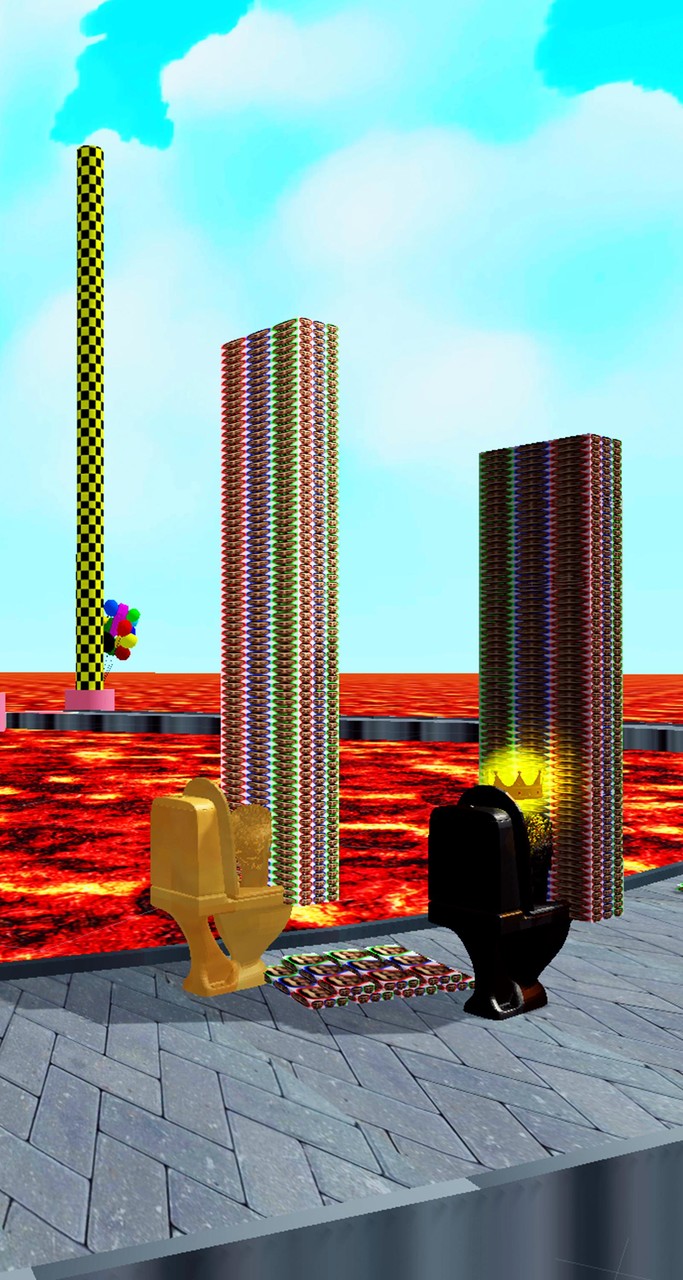 Skibidi Toilet Run: War Attack_playmods.net