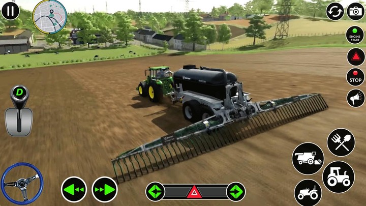US Tractor Farming Games 3D_playmods.net