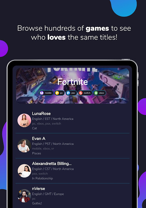 Noobly find gamers meet friends_playmods.net