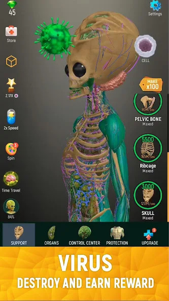 Idle Human(Unlimited diamonds) screenshot image 5_playmods.net