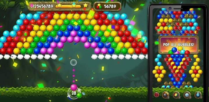 Bubble Shooter: Jungle POP_playmods.net