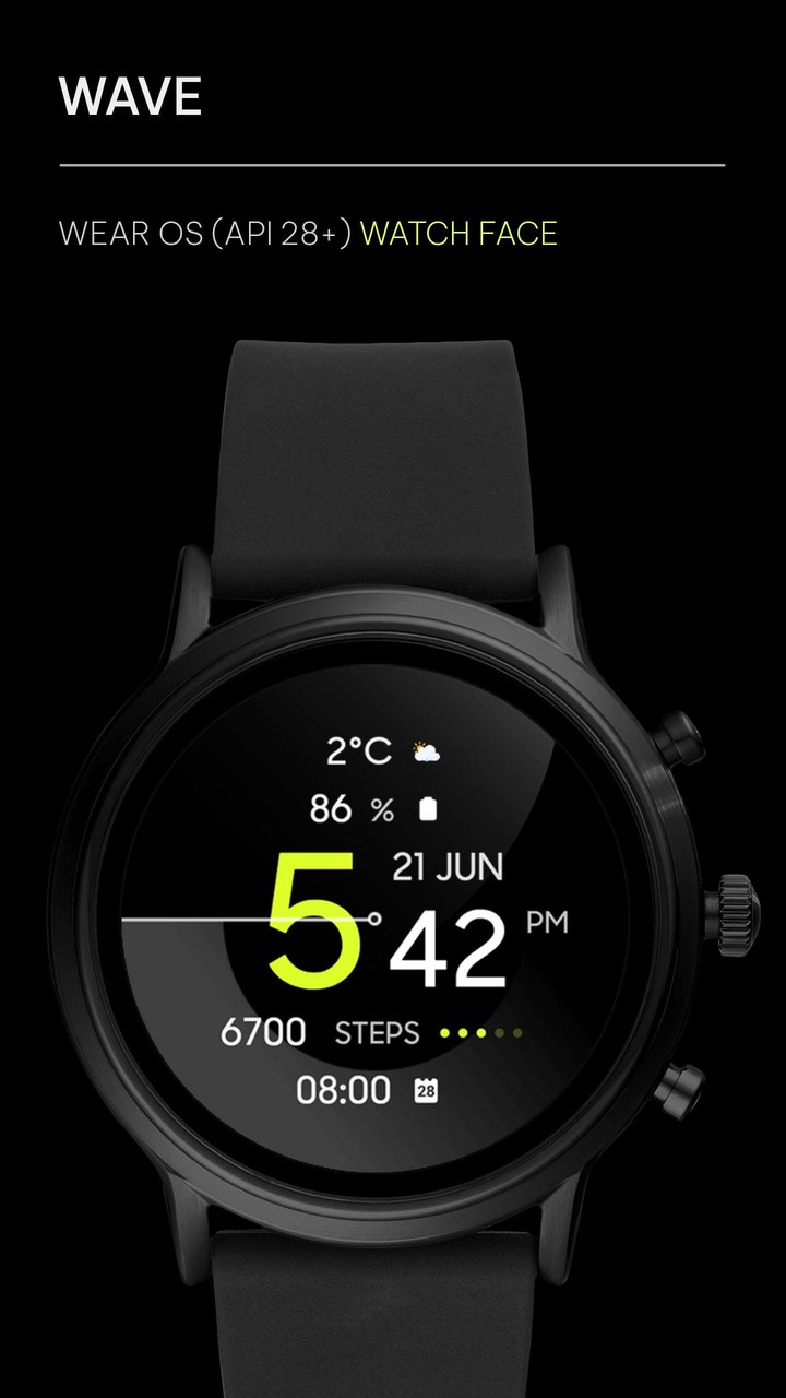 Awf Wave - watch face_playmods.net